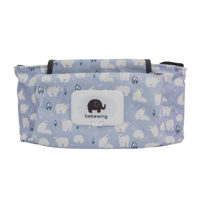 Baby Stroller Bag Large Capacity Stroller Stroller Accessories Baby Storage Bag - Babyblush