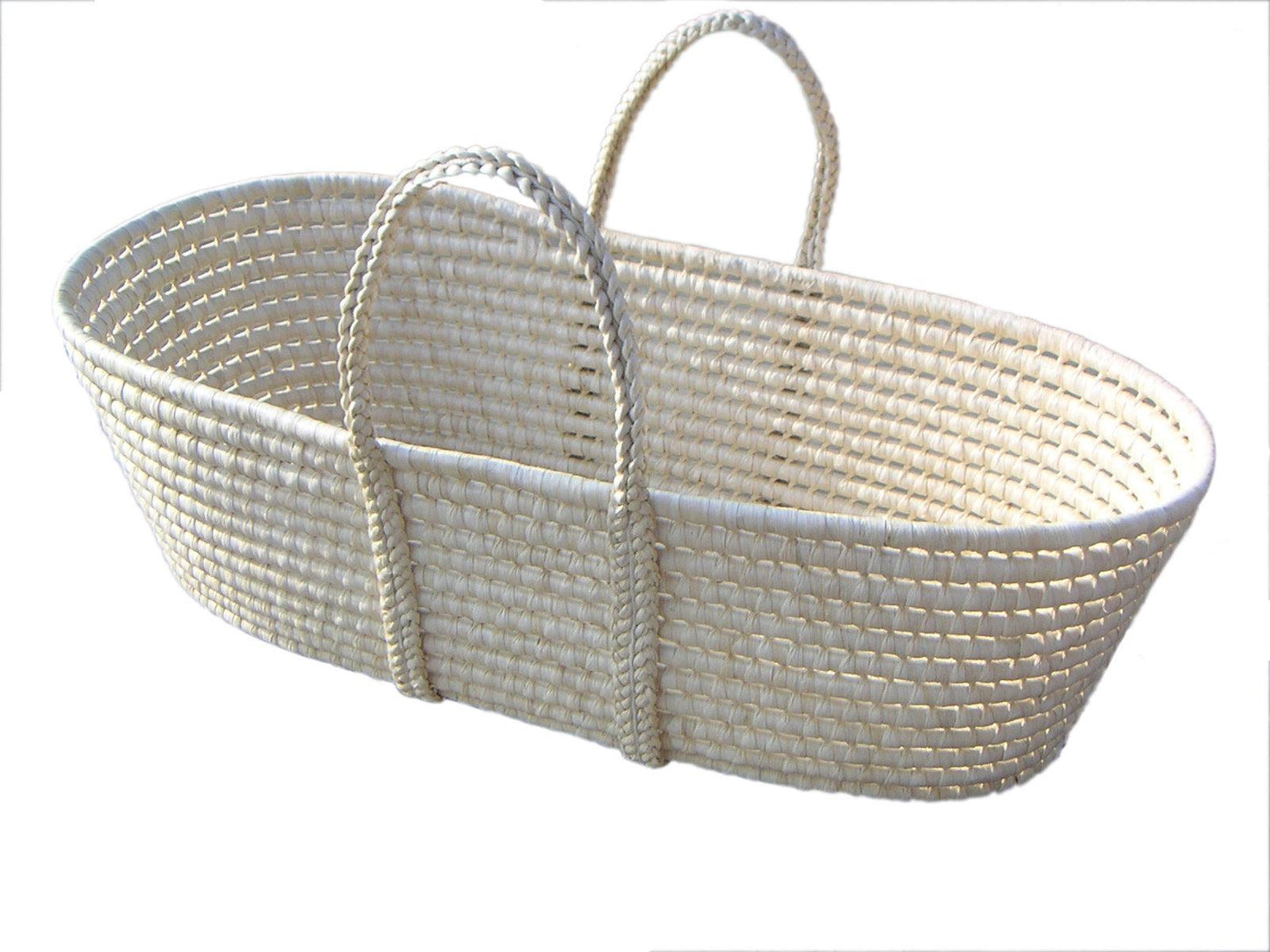 Corn Husk Woven Crib Portable Sleeping Basket - Babyblush