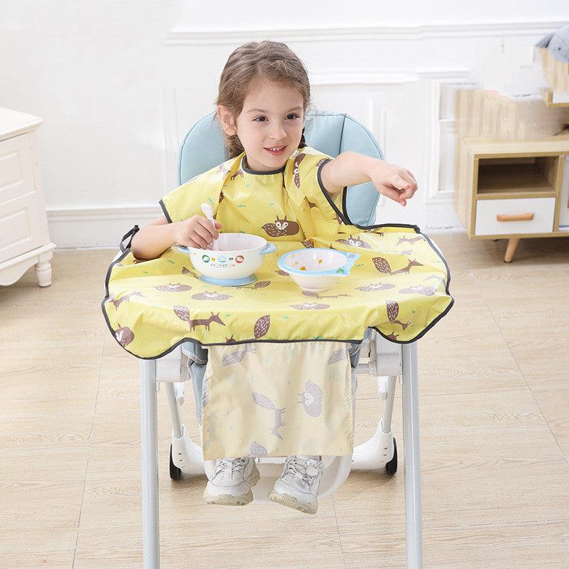 Dinner Sleeveless Bib Tray Baby Dirt-proof All-in-One - Babyblush