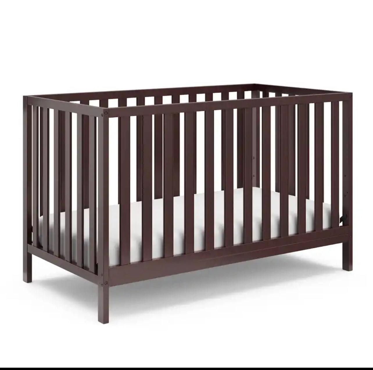 2 in 1 Baby Crib Wooden - Babyblush