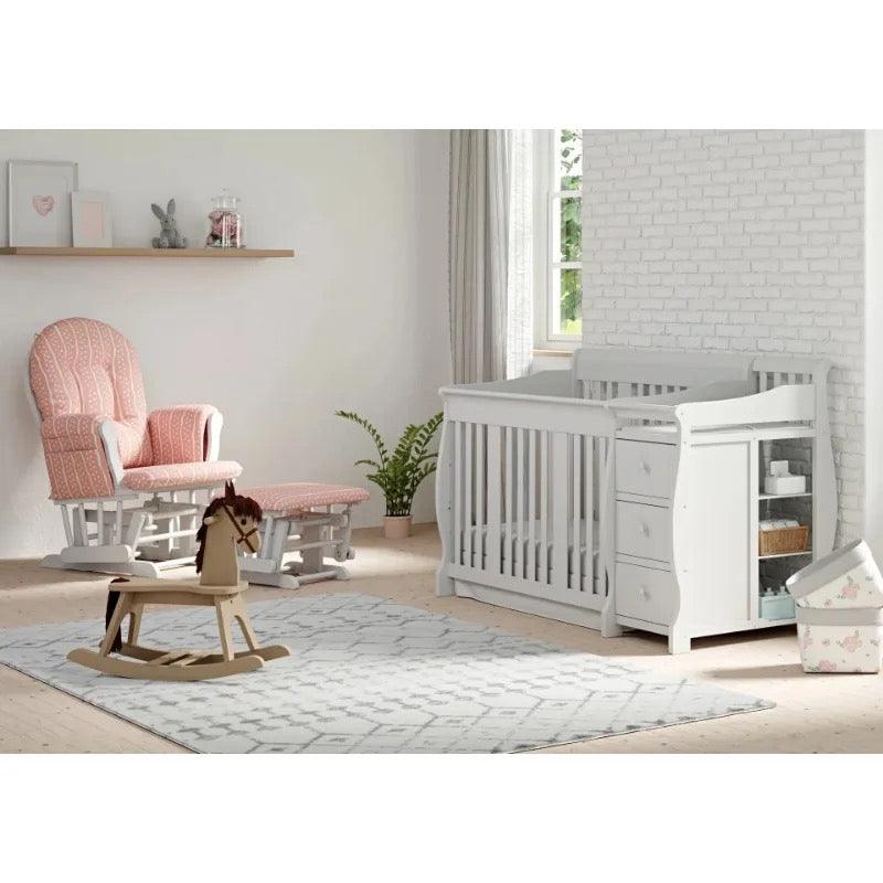 5 in 1 Convertible Baby Crib - Babyblush