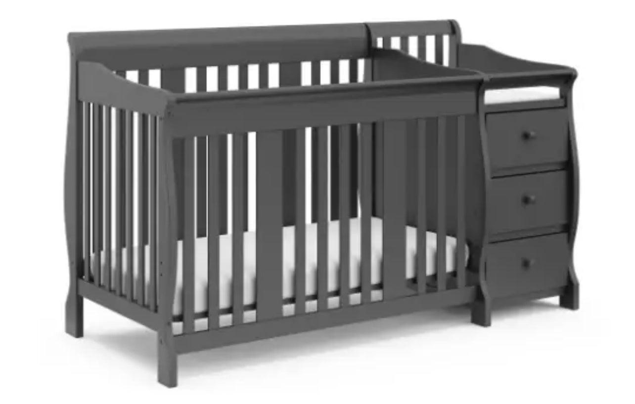 5 in 1 Convertible Baby Crib - Babyblush