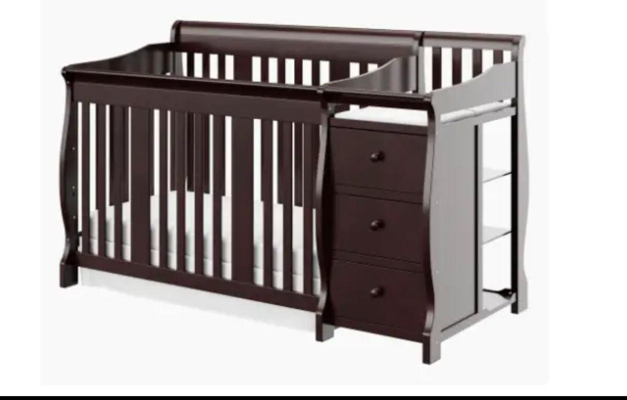5 in 1 Convertible Baby Crib - Babyblush