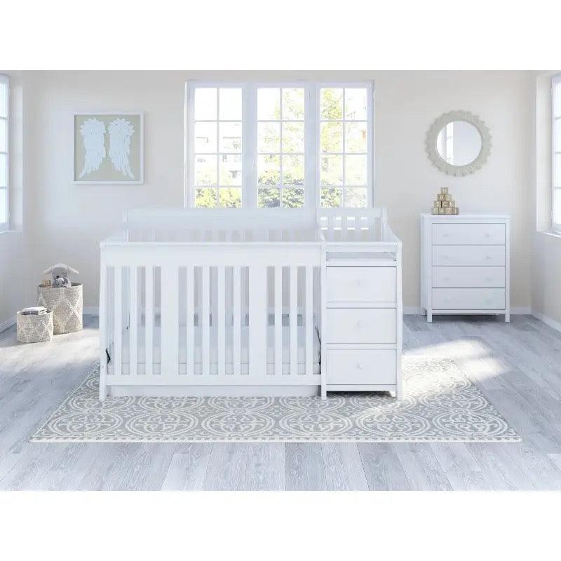 5 in 1 Convertible Baby Crib - Babyblush
