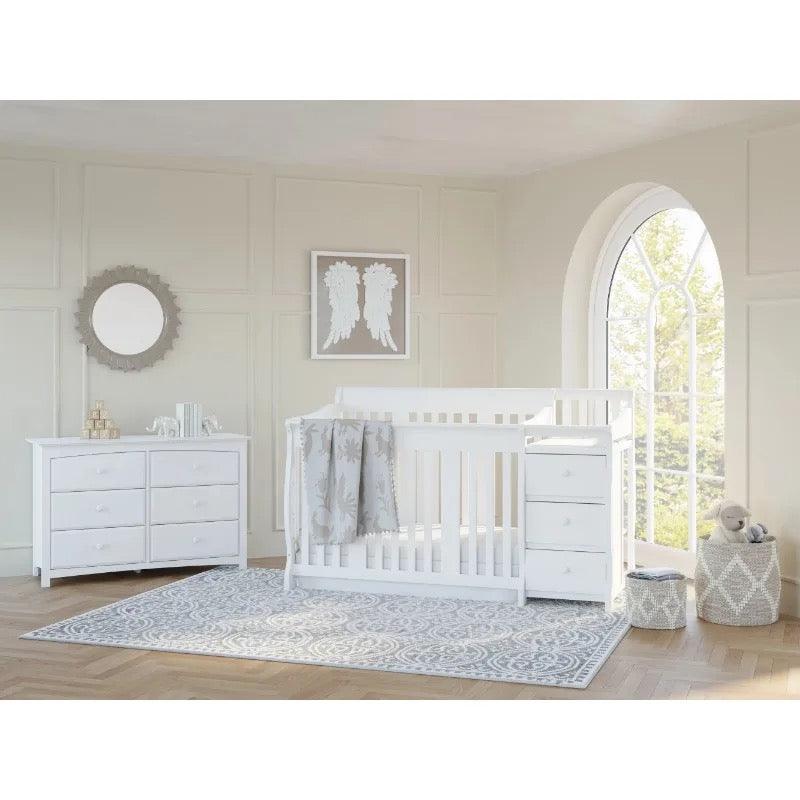 5 in 1 Convertible Baby Crib - Babyblush