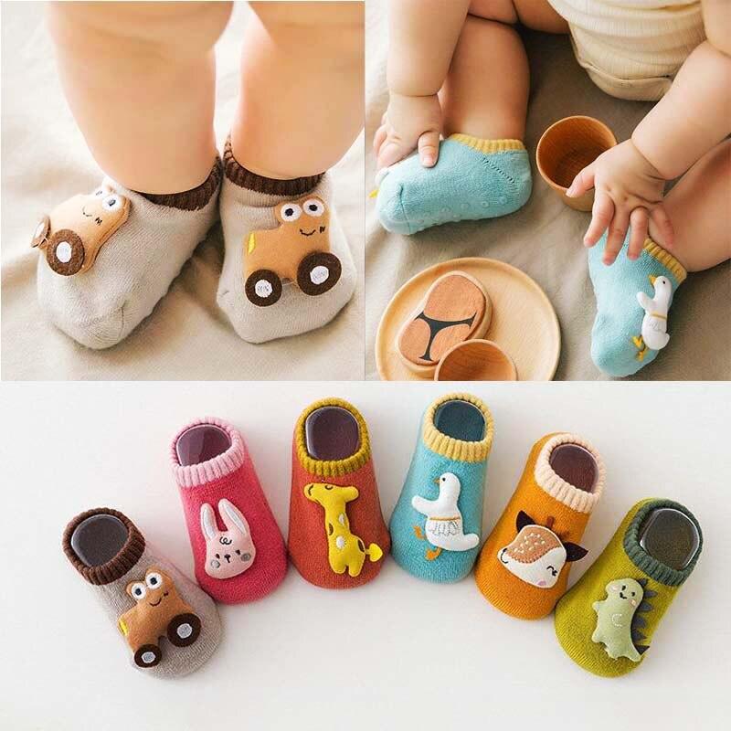 Anti-Slip Baby Short Socks - Babyblush