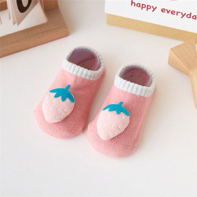 Anti-Slip Baby Short Socks - Babyblush