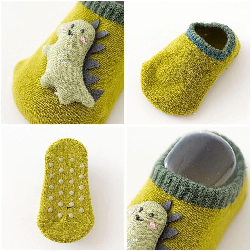 Anti-Slip Baby Short Socks - Babyblush