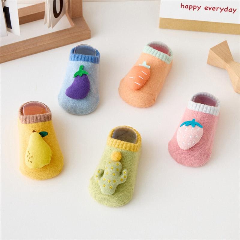Anti-Slip Baby Short Socks - Babyblush