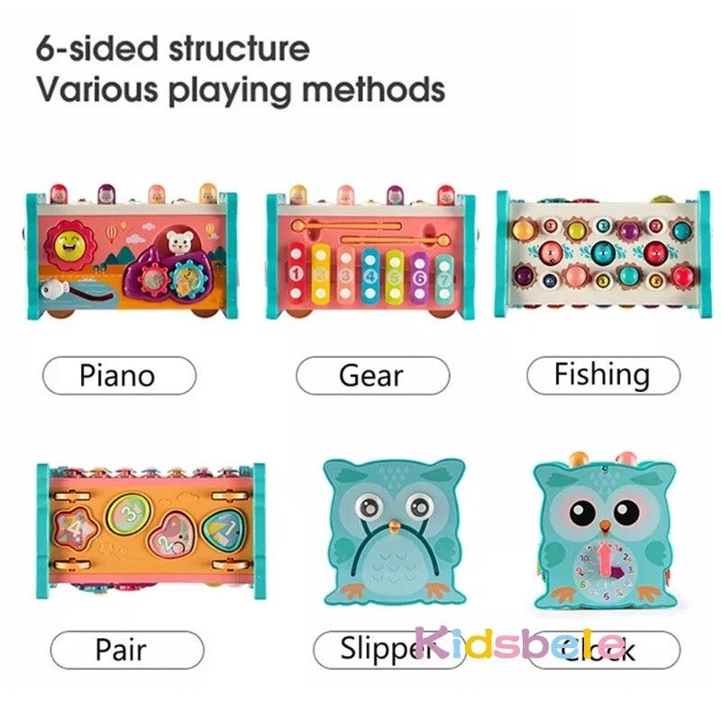 Baby 6 Sided Educational Toy - Babyblush