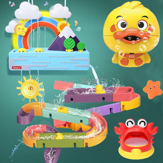 Baby Bath Duck Slide Toy - Babyblush