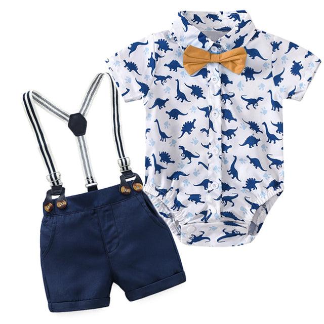 Baby Boy Suspenders Set - Babyblush