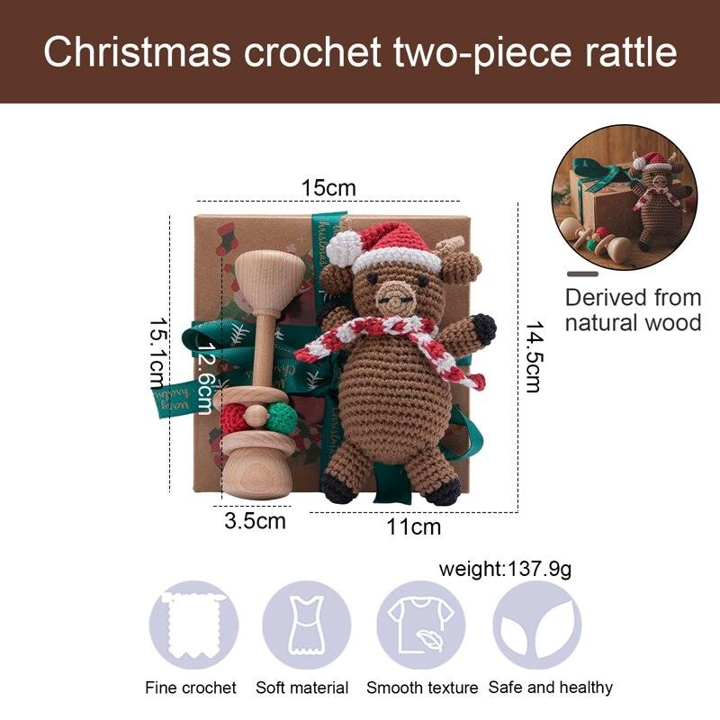 Baby Christmas Rattles Toys - Babyblush