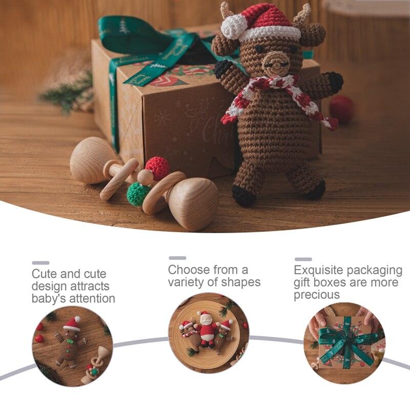 Baby Christmas Rattles Toys - Babyblush