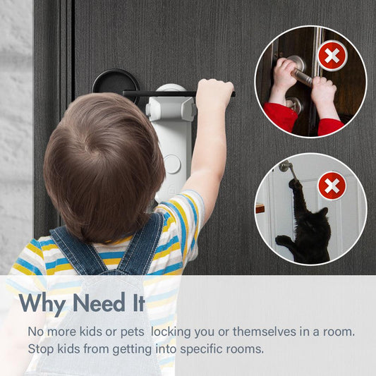 Baby Door Handle Lock - Babyblush