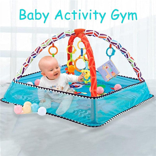 Baby Fitness Frame Pen (With Balls) - Babyblush