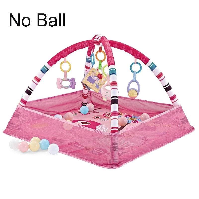 Baby Fitness Frame Pen (With Balls) - Babyblush