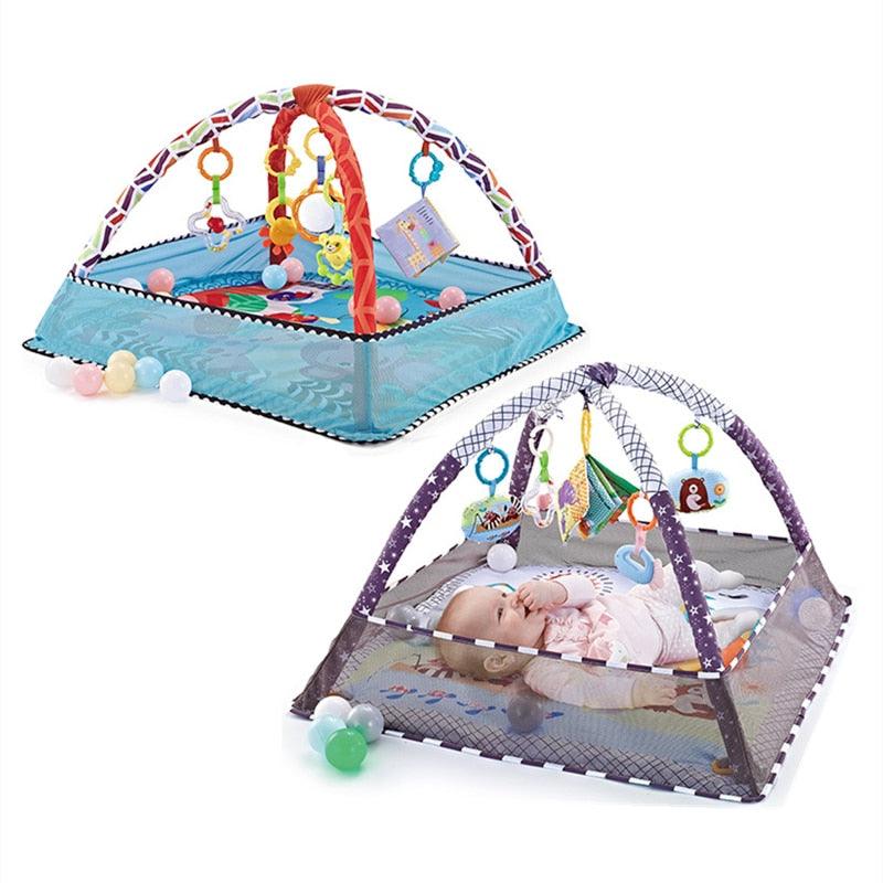Baby Fitness Frame Pen (With Balls) - Babyblush