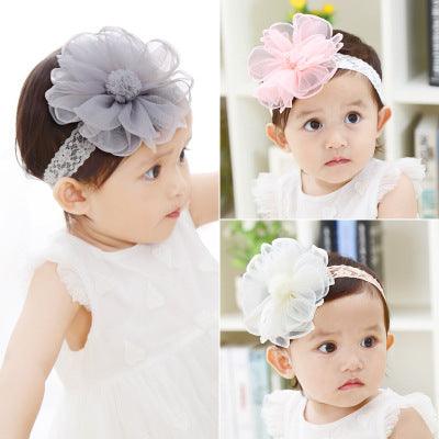 Baby Flower Hair Band - Babyblush