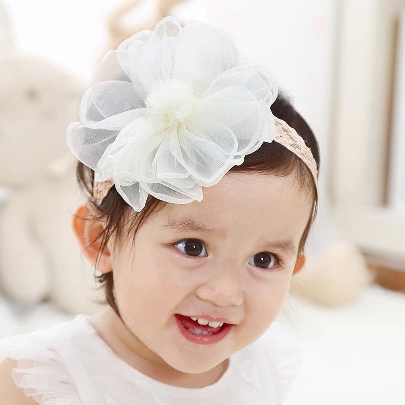 Baby Flower Hair Band - Babyblush