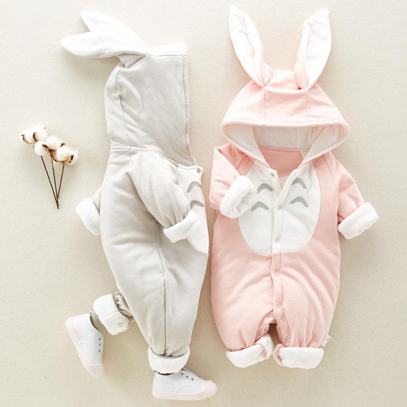 Baby Jumpsuit Rabbit Onesie - Babyblush