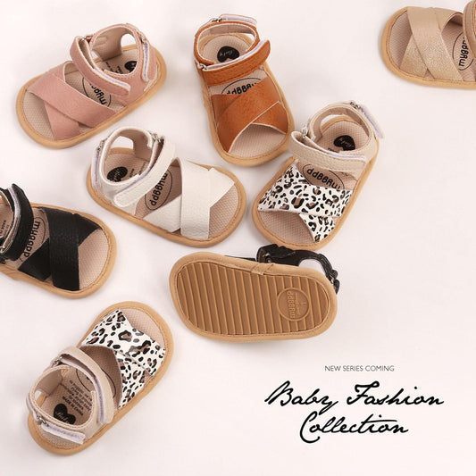 Baby Leather Sandals - Babyblush