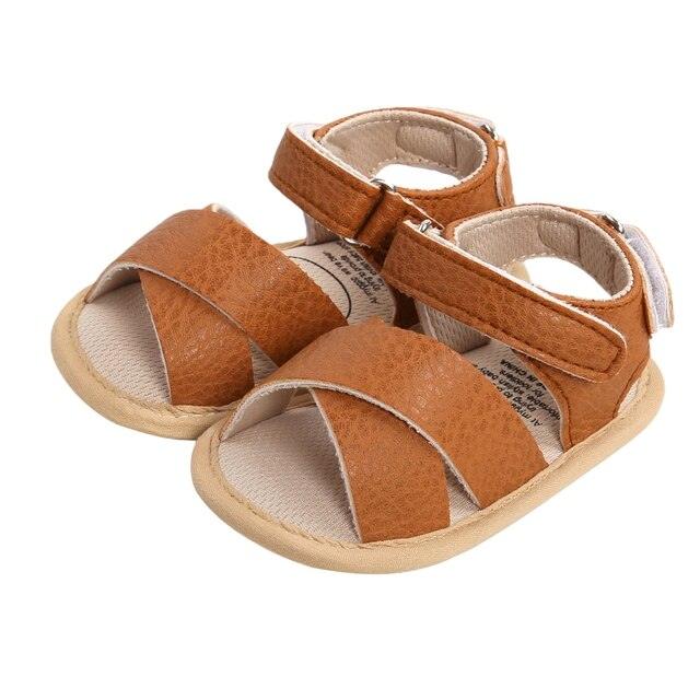 Baby Leather Sandals - Babyblush