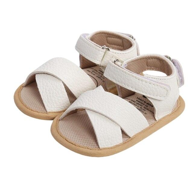 Baby Leather Sandals - Babyblush