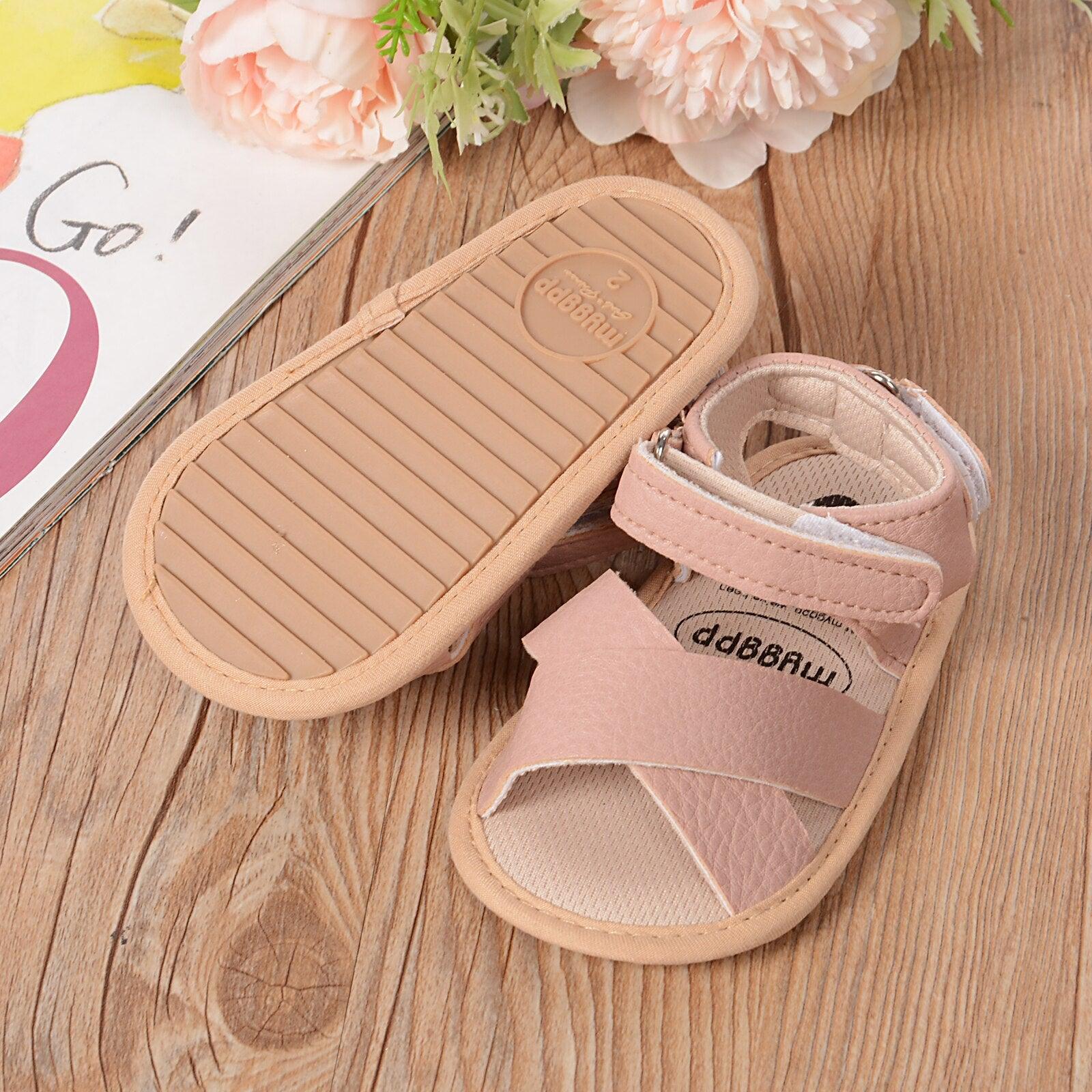 Baby Leather Sandals - Babyblush