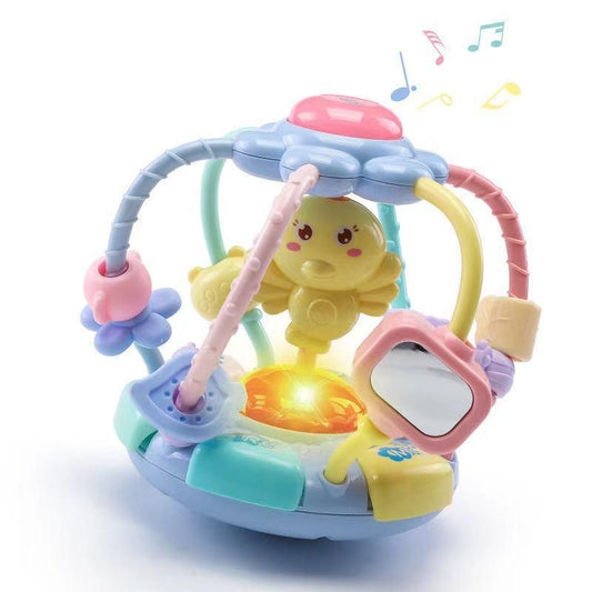 Baby Rattle Toy Teether Baby Grip Training Glowing Toy - Babyblush