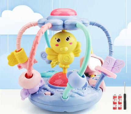 Baby Rattle Toy Teether Baby Grip Training Glowing Toy - Babyblush