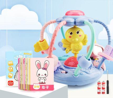 Baby Rattle Toy Teether Baby Grip Training Glowing Toy - Babyblush