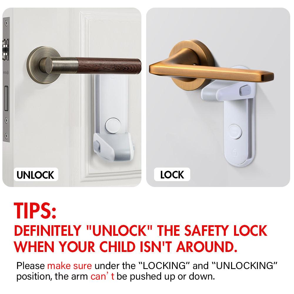 Baby Safety Door Lever Lock - Babyblush