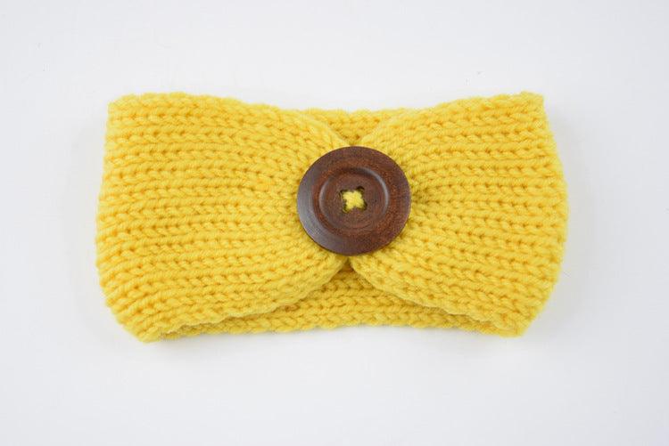 Baby wool headband hand-woven hair accessories - Babyblush