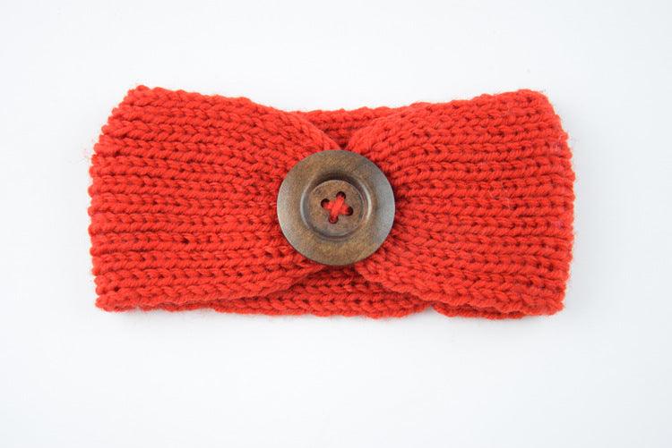 Baby wool headband hand-woven hair accessories - Babyblush