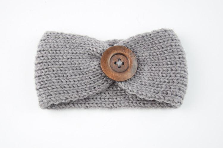 Baby wool headband hand-woven hair accessories - Babyblush