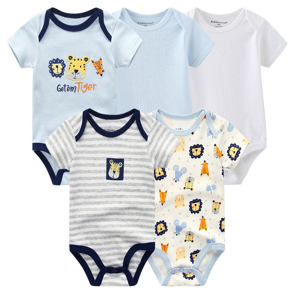 Clothes For Babies Pure Cotton Triangle Rompers One-piece - Babyblush