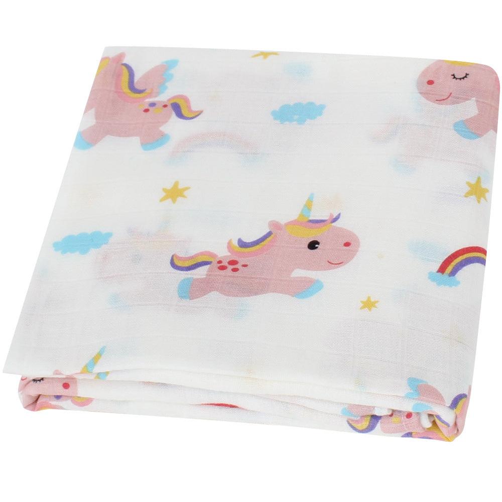 Cotton Gauze Wrapper, Baby Blanket, Quilt, Baby Bath Towel - Babyblush