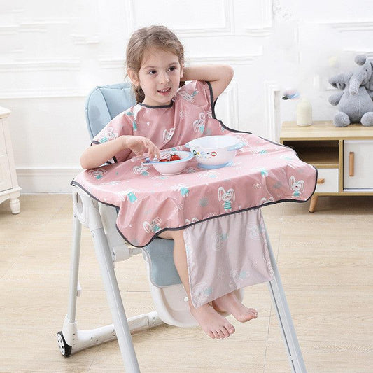 Dinner Sleeveless Bib Tray Baby Dirt-proof All-in-One - Babyblush