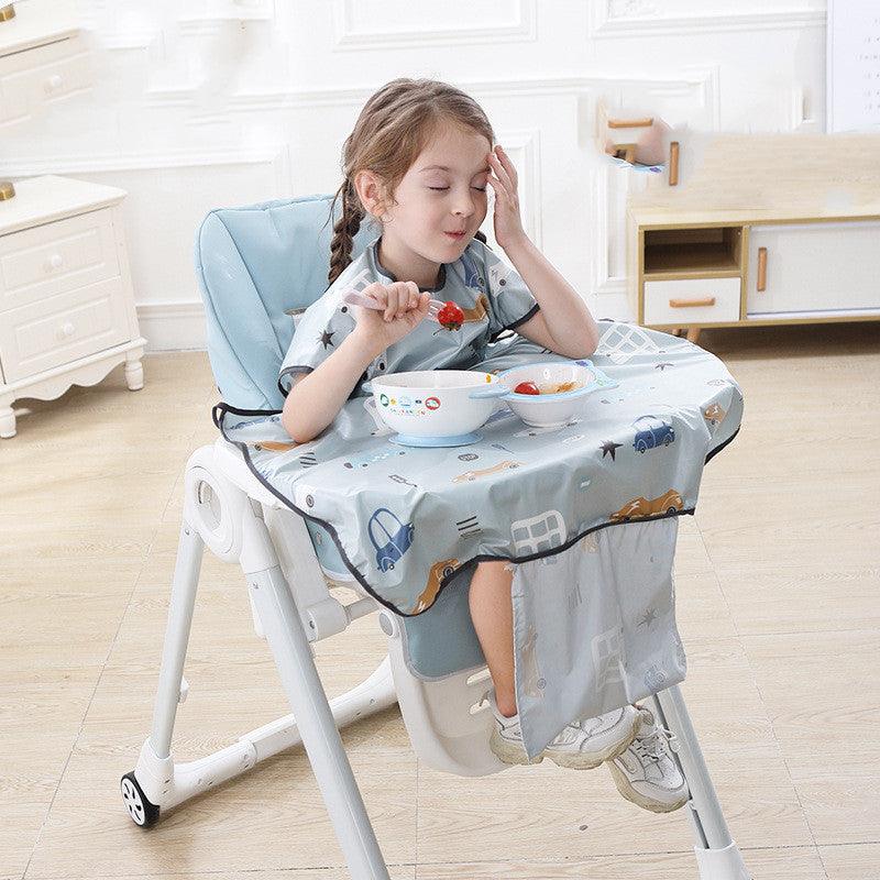 Dinner Sleeveless Bib Tray Baby Dirt-proof All-in-One - Babyblush