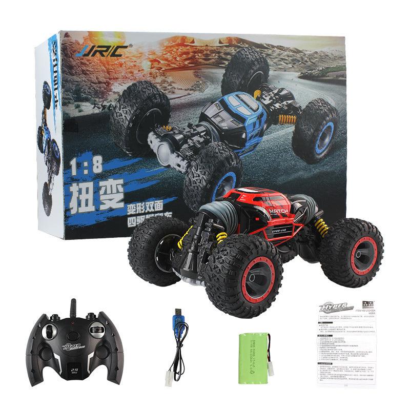 Double-sided Stunt Car One-button Deformation Child Remote Control Car Off-road Vehicle Climbing Car - Babyblush