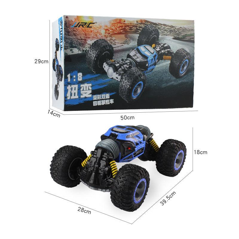 Double-sided Stunt Car One-button Deformation Child Remote Control Car Off-road Vehicle Climbing Car - Babyblush