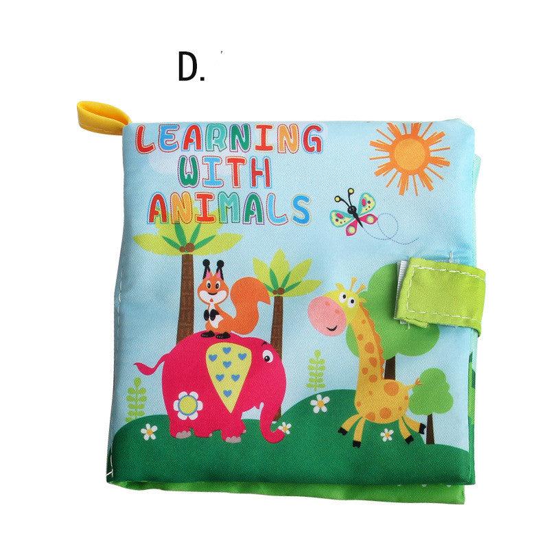 Early Education Baby Three-dimensional Cloth Book Toy - Babyblush