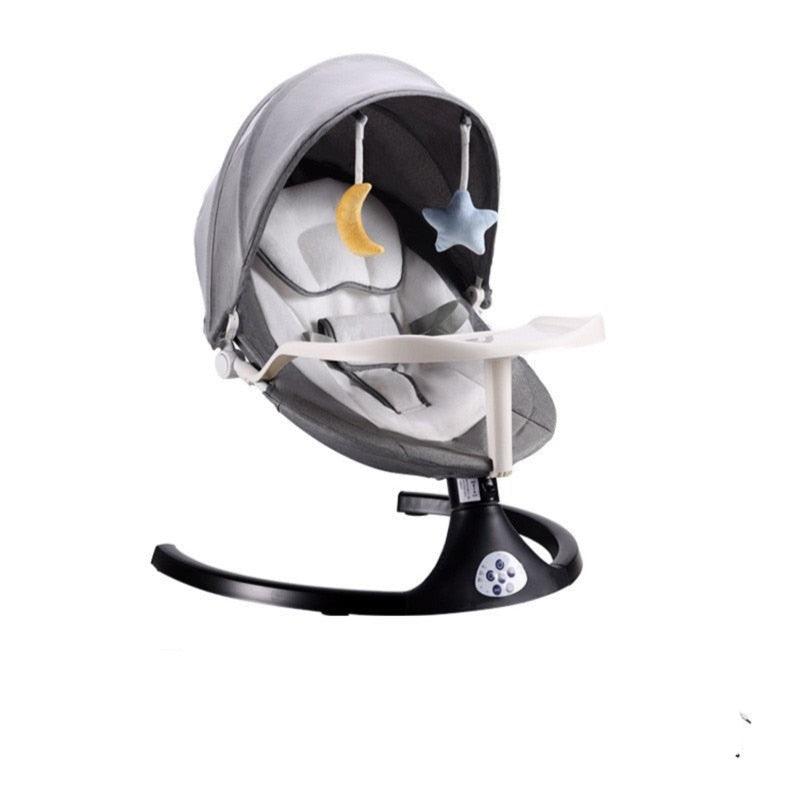 Electric Baby Swing Baby Lounger Chaise Longue for Baby Resting Chair Chair with Bluetooth Music Remote Control Baby Cot - Babyblush