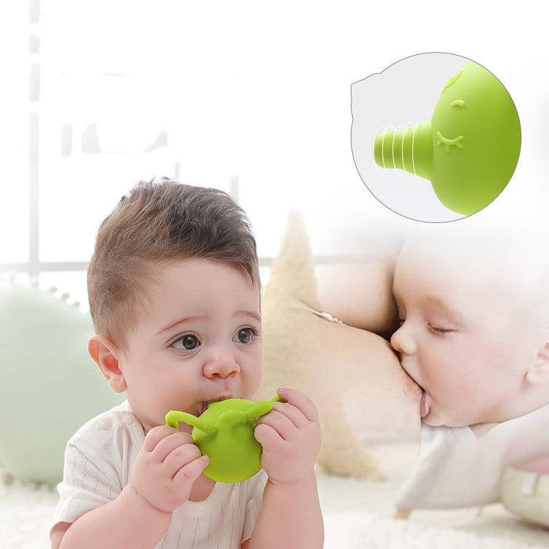 Elephant Bud Baby Baby Silicone Teether Rattle Teeth - Babyblush