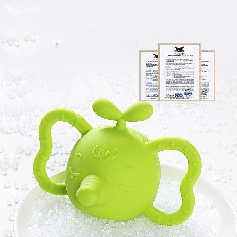 Elephant Bud Baby Baby Silicone Teether Rattle Teeth - Babyblush