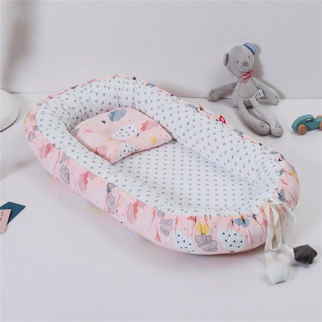 Folding Baby Portable Nest - Babyblush