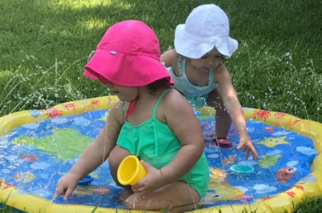 Inflatable spray pad - Babyblush