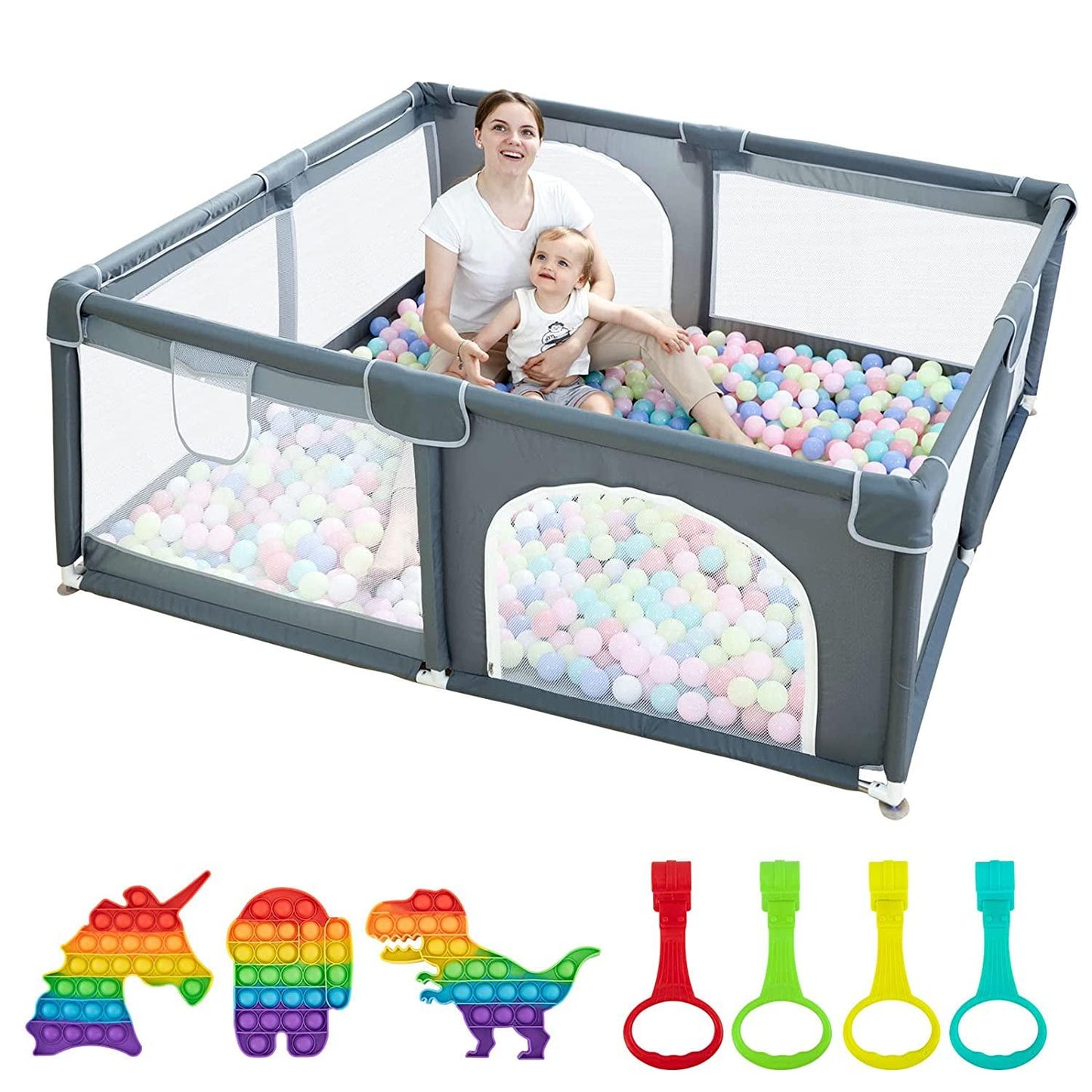 Large Baby Playpen - Babyblush