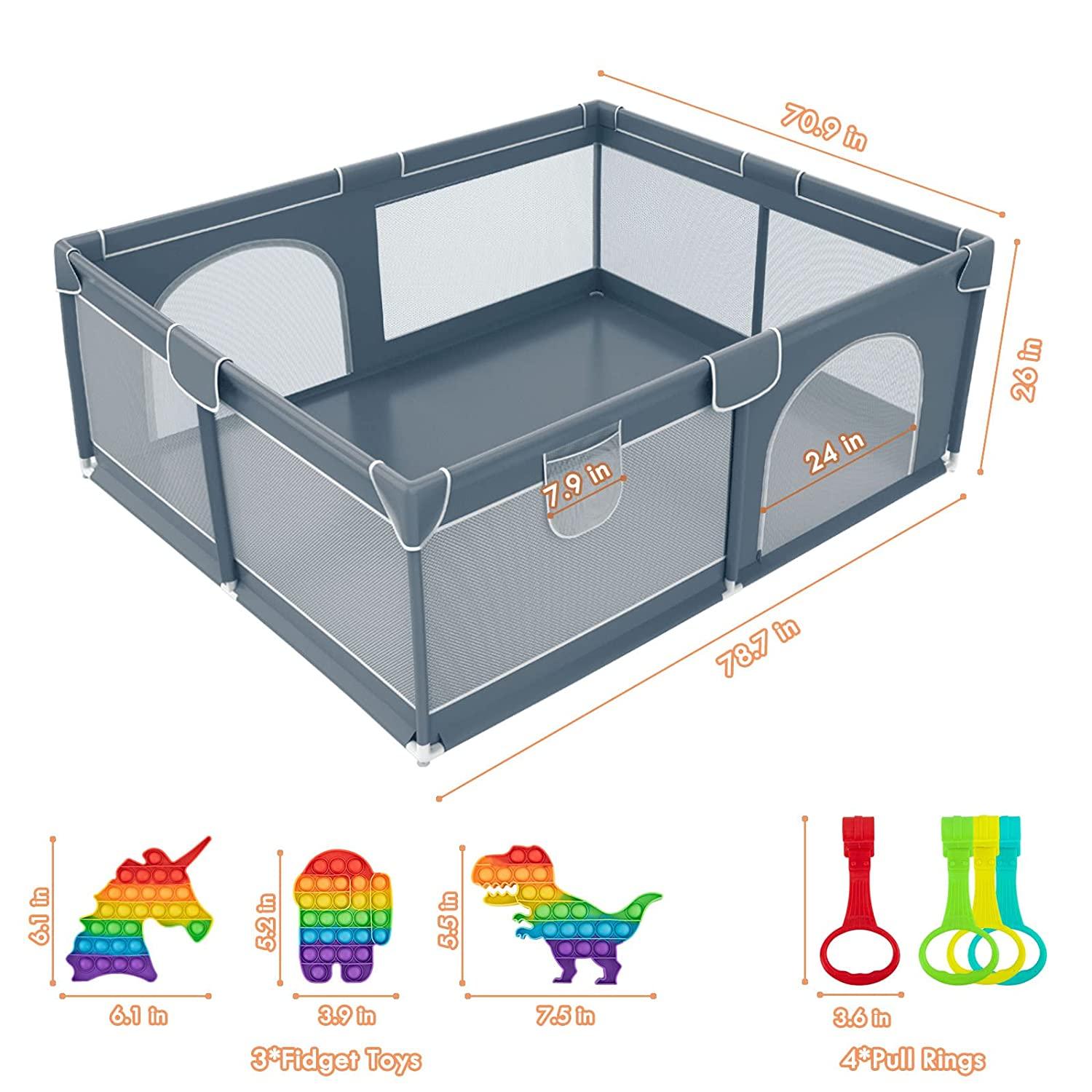 Large Baby Playpen - Babyblush